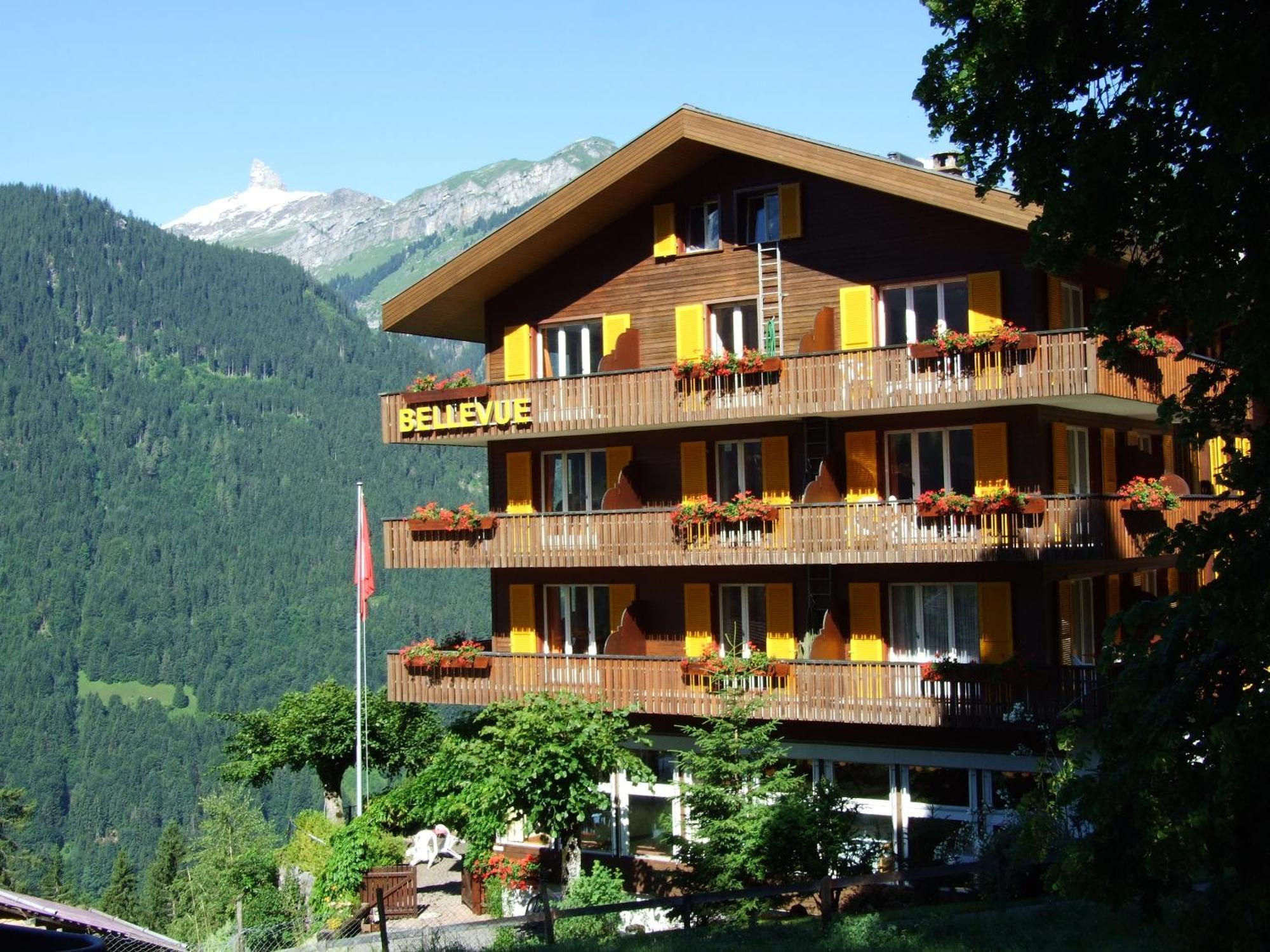 Hotel Bellevue - Traditional Swiss Hideaway Венген Экстерьер фото